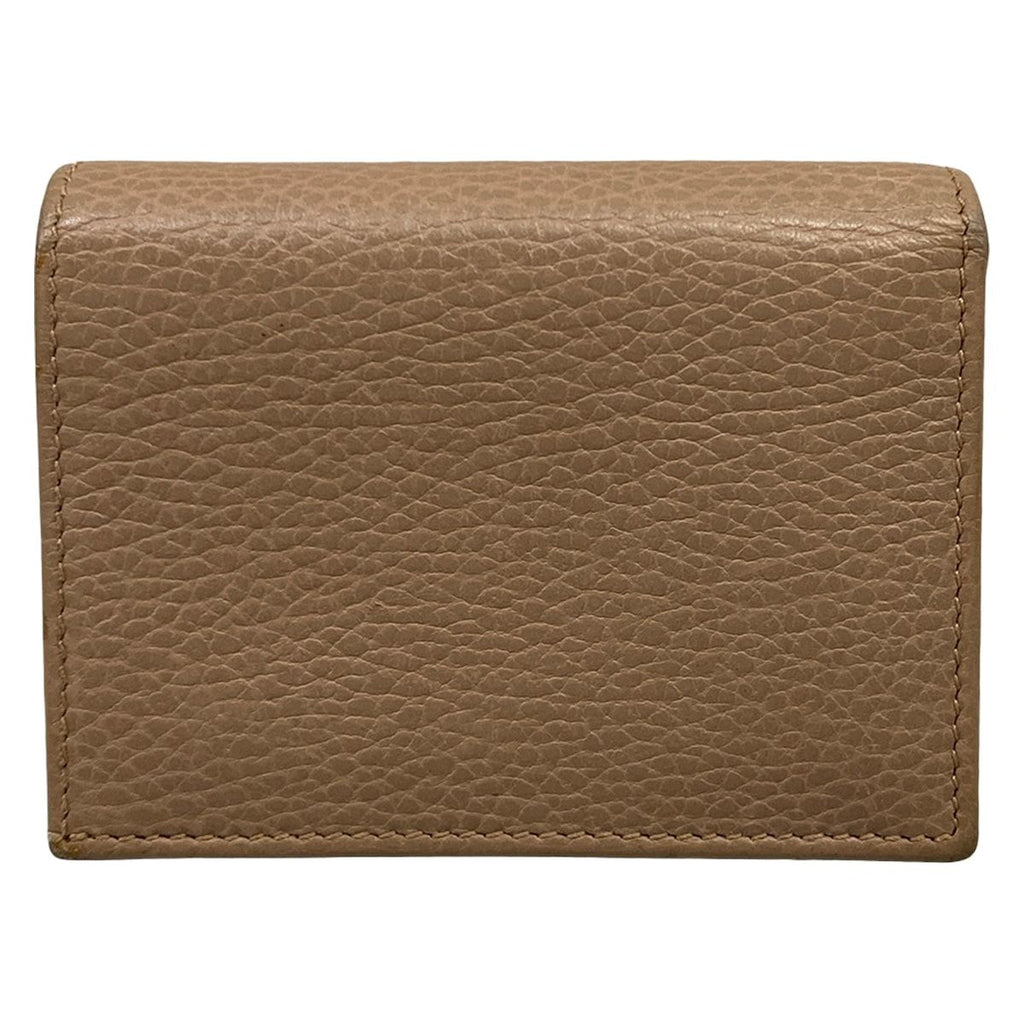 Gucci Bifold Wallet GG Marmont Light Brown Leather — view 2