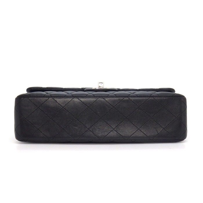 Chanel Shoulder Bag Quilted 25 11.12 Classic Black Bordeaux Lambskin — view 4