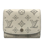 Louis Vuitton Bifold Wallet Mahina Portefeuille Iris Compact Snow Initial