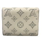 Louis Vuitton Bifold Wallet Mahina Portefeuille Iris Compact Snow Initial — view 2