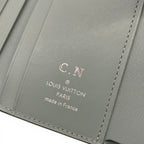 Louis Vuitton Trifold Wallet Mahina Portefeuille Iris XS Vert Lagune Initial — view 5