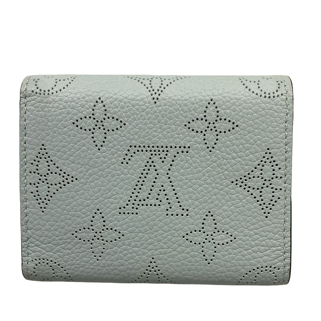 Louis Vuitton Trifold Wallet Mahina Portefeuille Iris XS Vert Lagune Initial — view 2