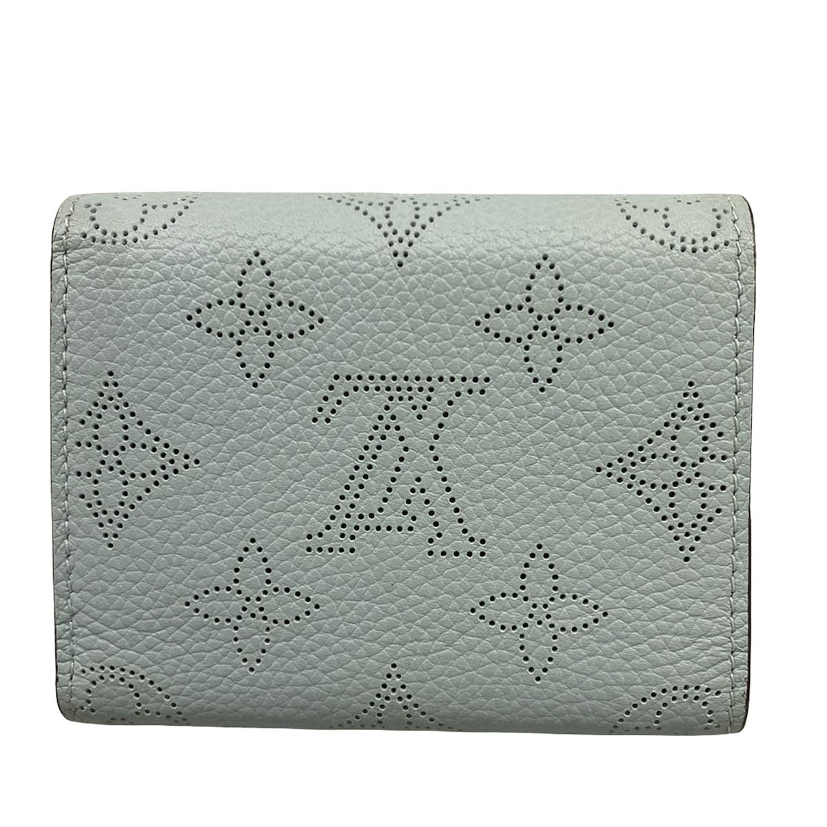 Louis Vuitton Trifold Wallet Mahina Portefeuille Iris XS Vert Lagune Initial — view 2