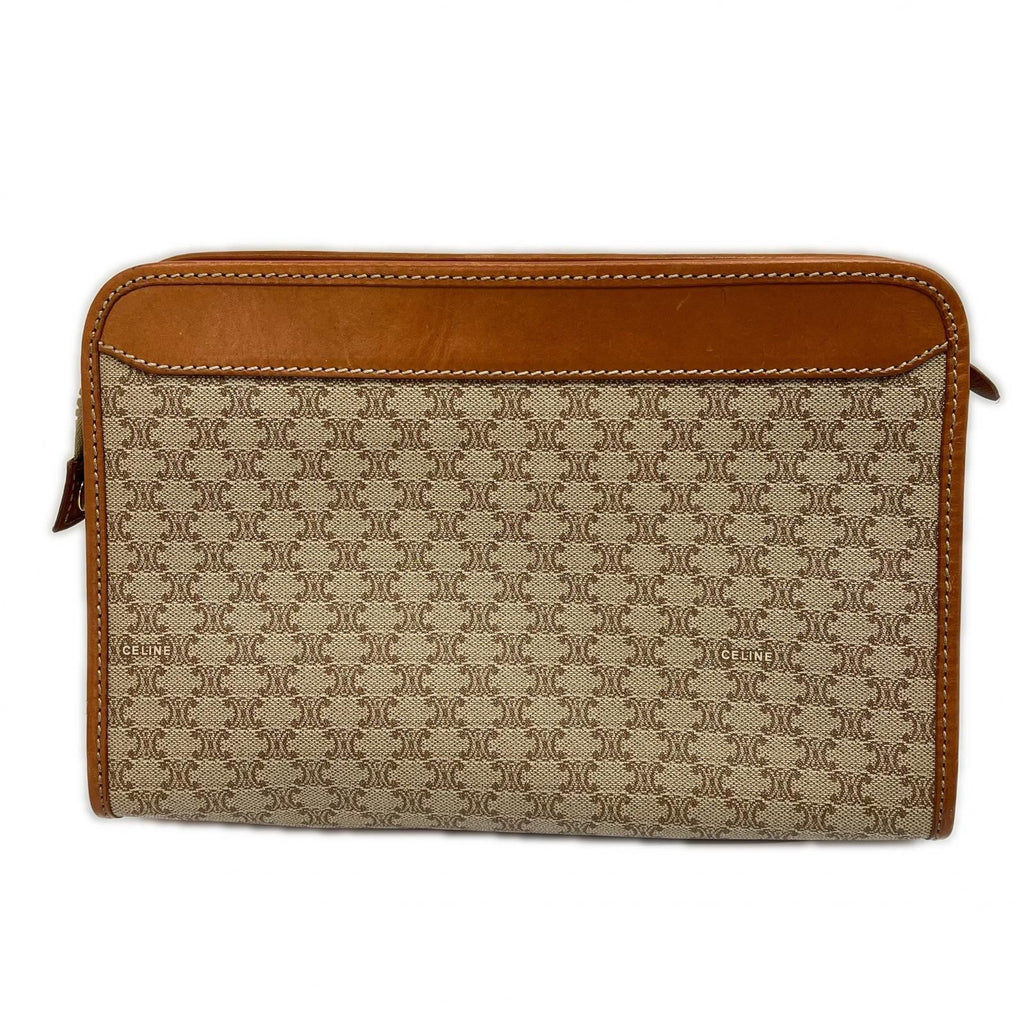 Celine Clutch Macadam Beige — view 2