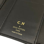 Louis Vuitton Trifold Wallet Capucines Portefeuille Compact Black Initial — view 5