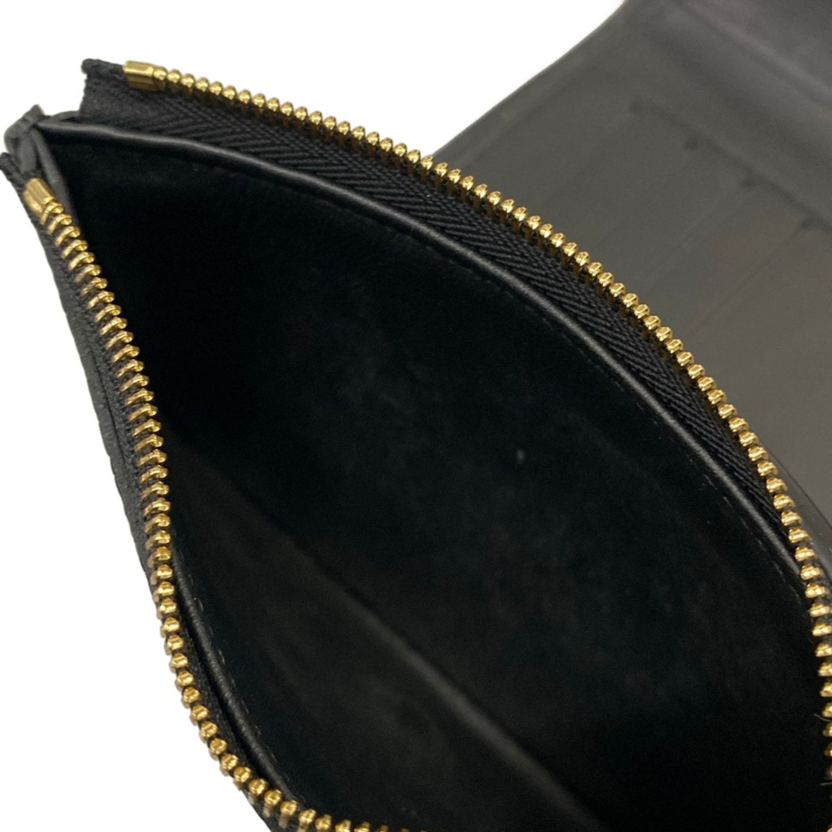 Louis Vuitton Trifold Wallet Capucines Portefeuille Compact Black Initial — view 4
