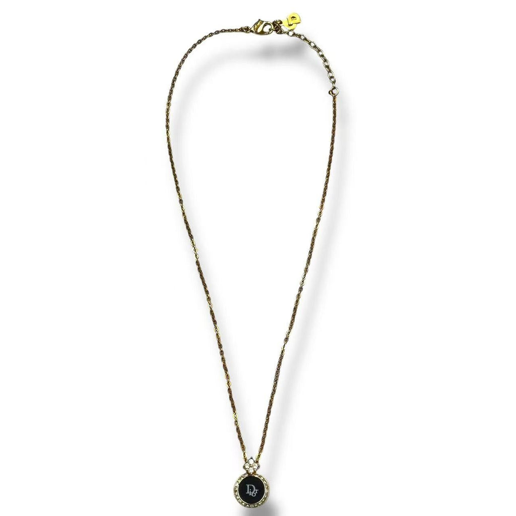 Dior Necklace Logo Gold