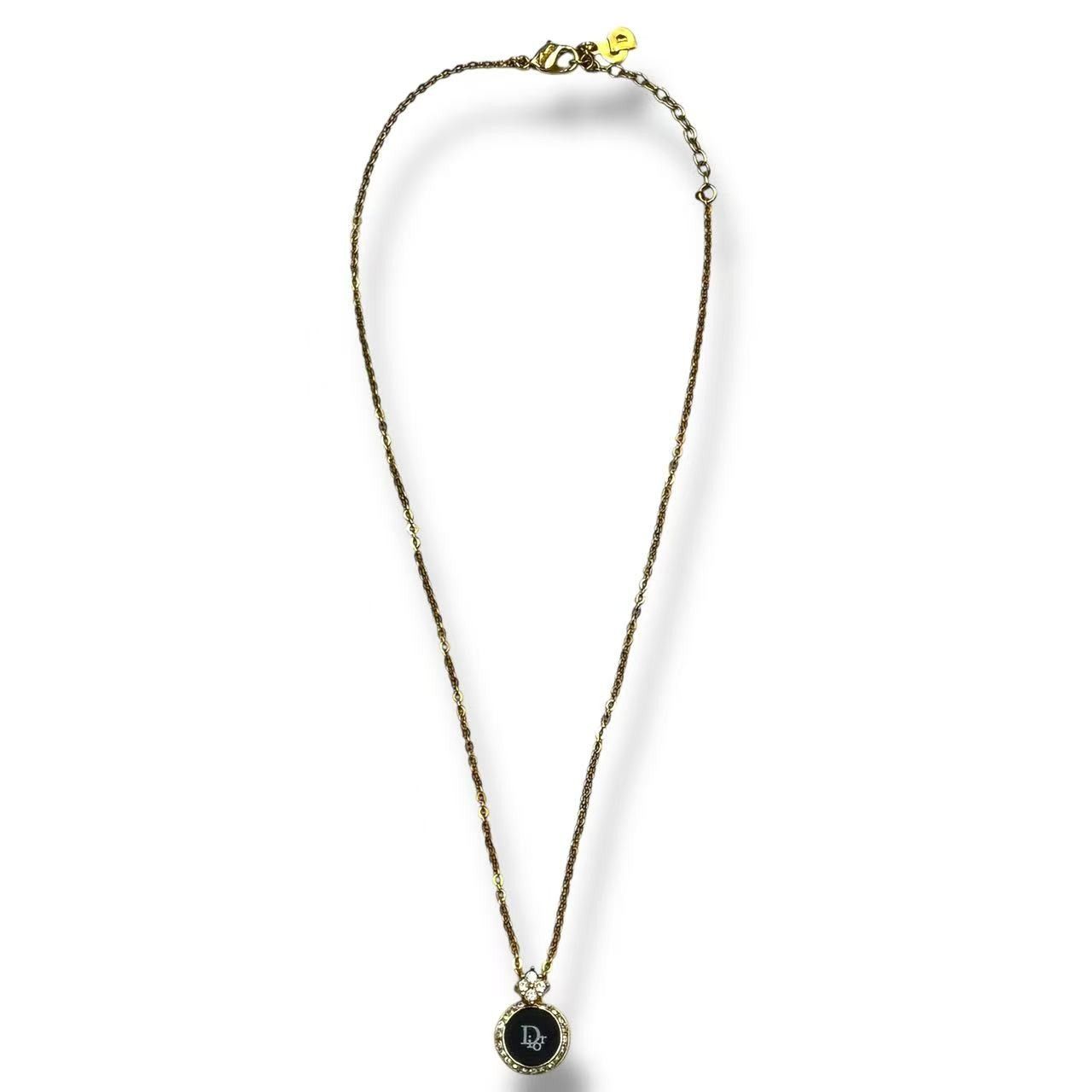 Dior Necklace Logo Gold