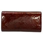 Louis Vuitton Wallet Monogram Vernis Portefeuille Sarah NM Initial Leather — view 2