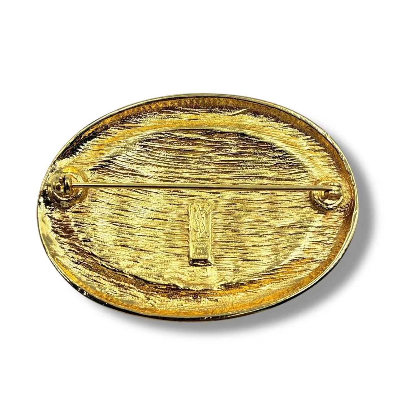 Saint Laurent Brooch Gold