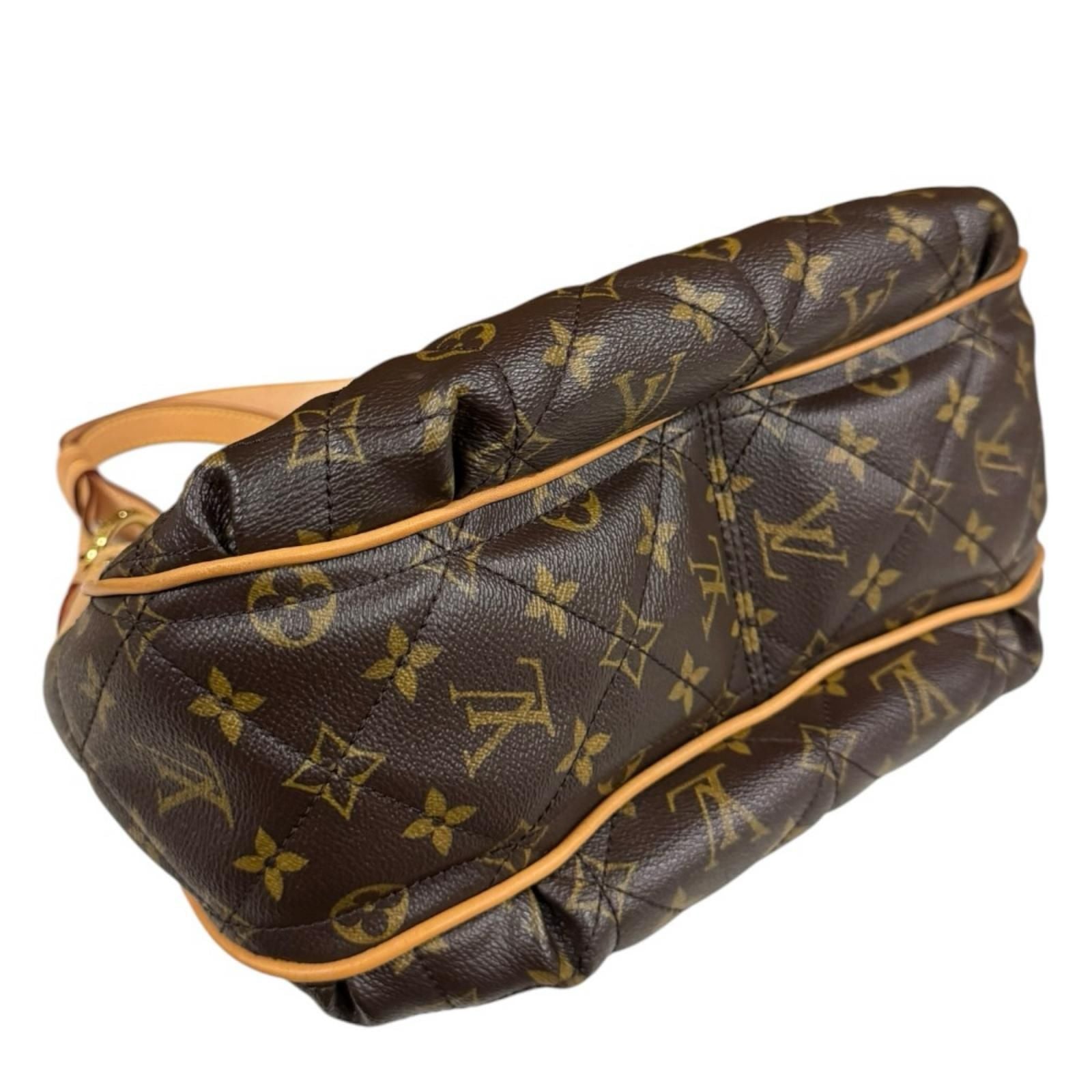 Louis Vuitton City PM Monogram Etoile Shoulder Bag Canvas Brown — view 6