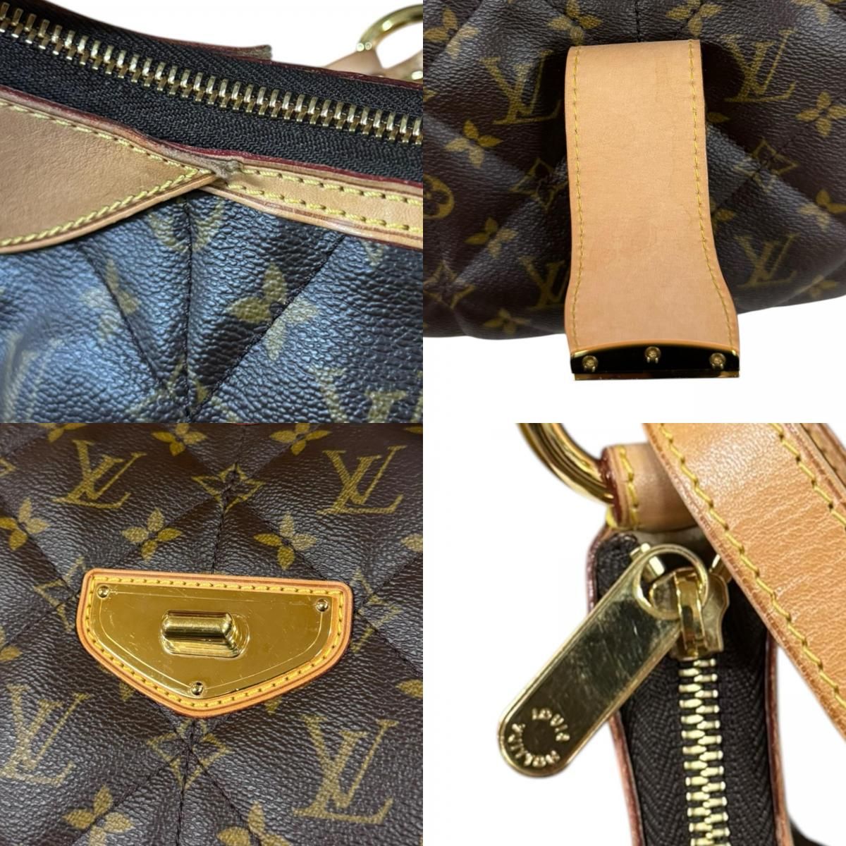 Louis Vuitton City PM Monogram Etoile Shoulder Bag Canvas Brown — view 9