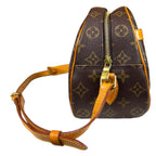 Louis Vuitton Monogram Shoulder Bag Canvas Brown — view 4