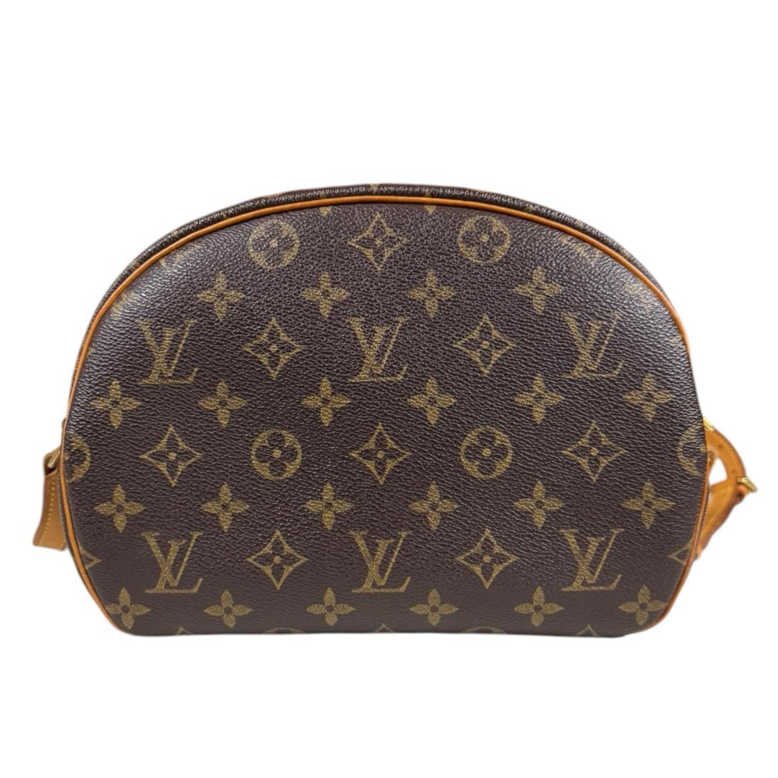 Louis Vuitton Monogram Shoulder Bag Canvas Brown — view 3