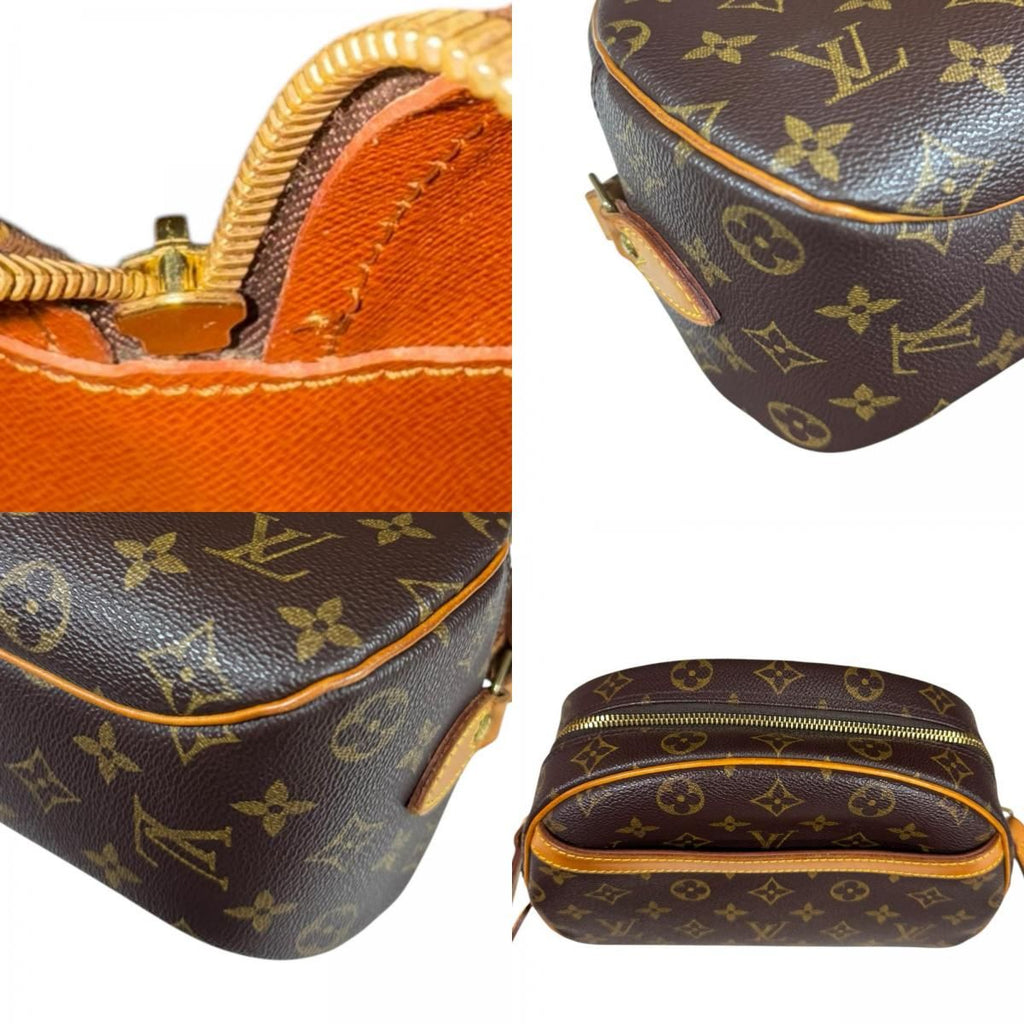 Louis Vuitton Monogram Shoulder Bag Canvas Brown — view 9