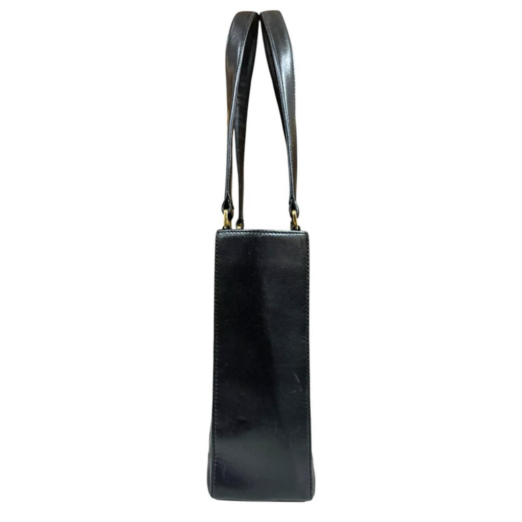 Chanel Choco Bar Tote Lambskin Black — view 4