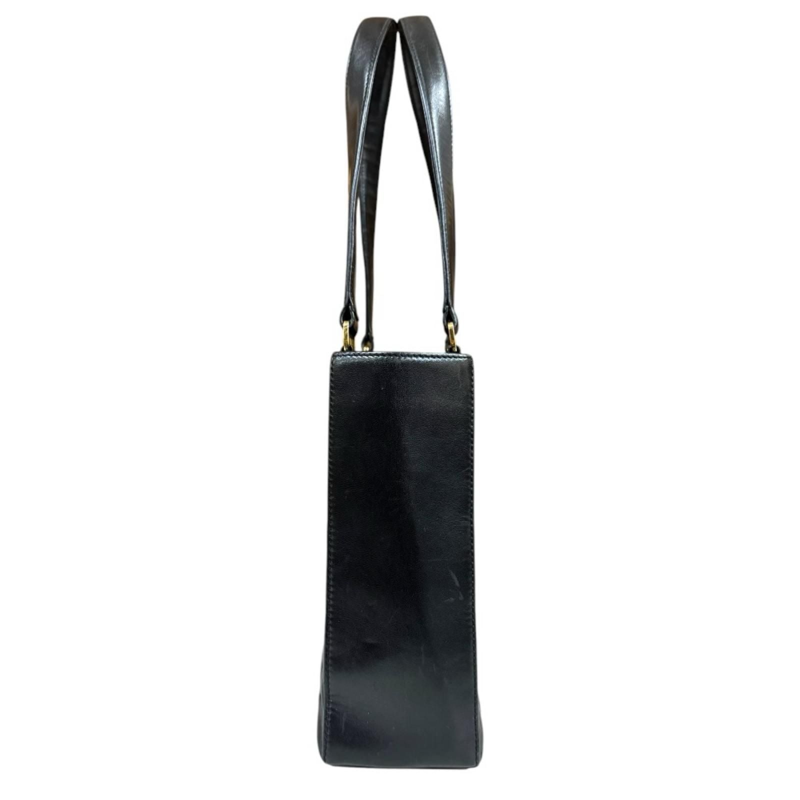 Chanel Choco Bar Tote Lambskin Black — view 4