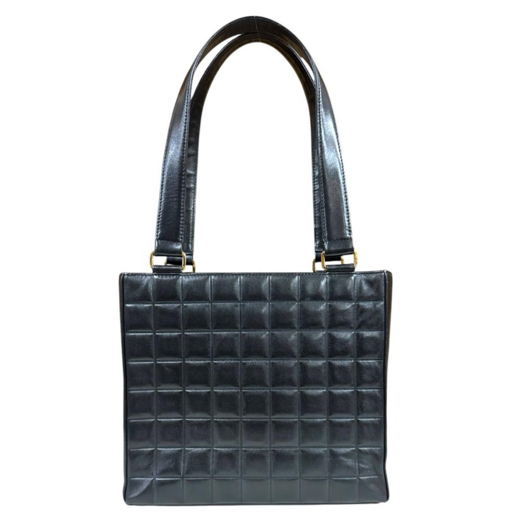 Chanel Choco Bar Tote Lambskin Black — view 3