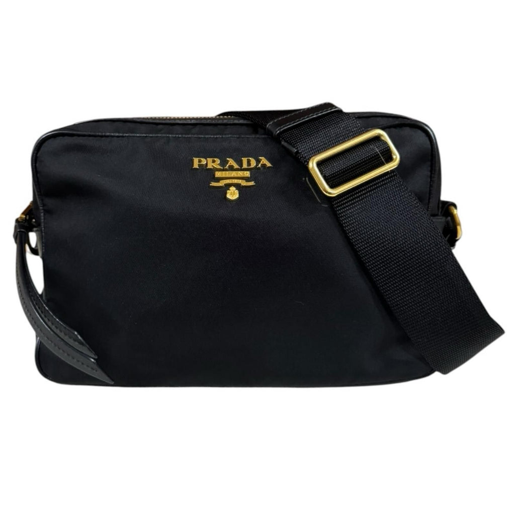 Prada Shoulder Bag Nylon Black