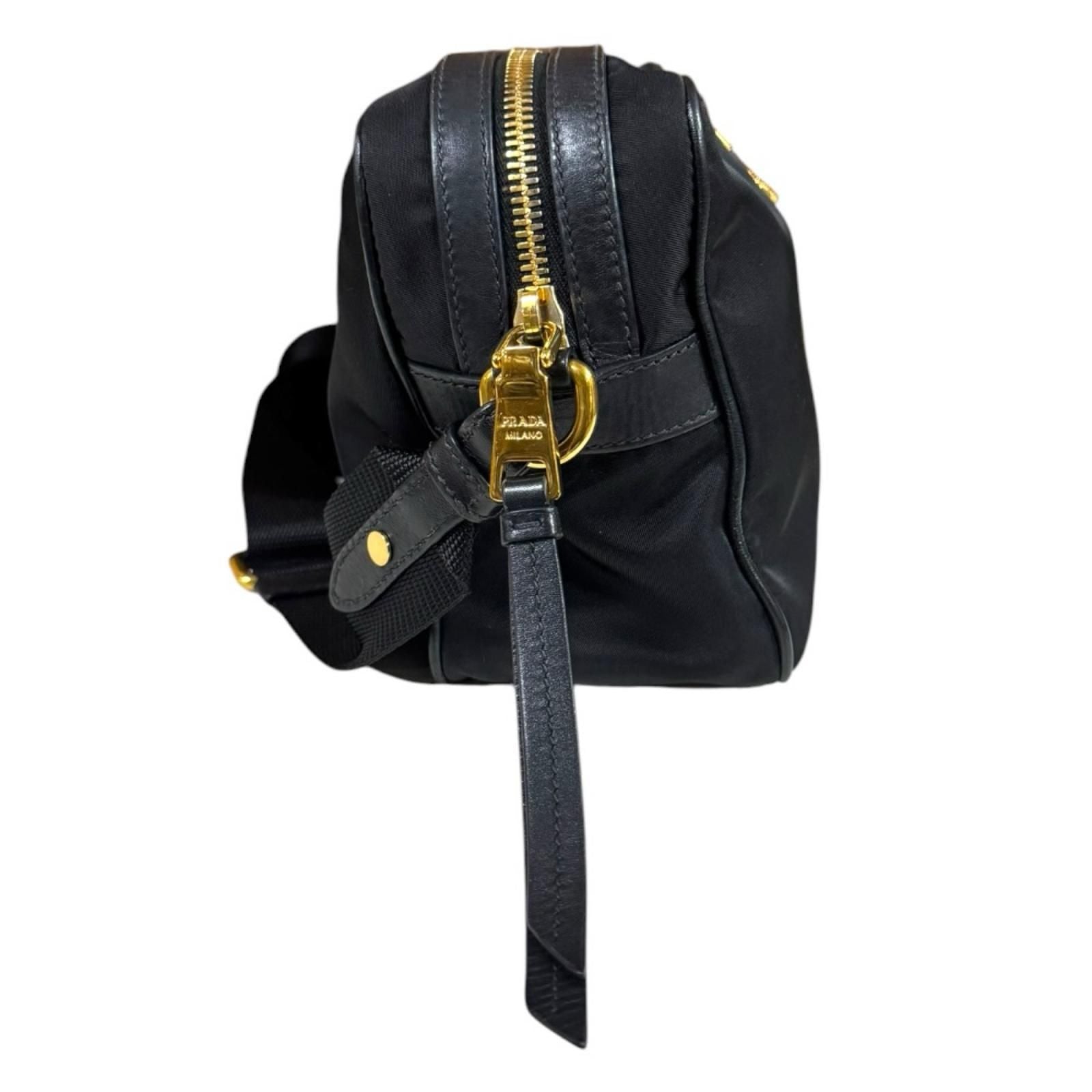 Prada Shoulder Bag Nylon Black