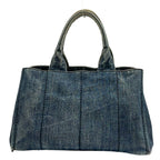Prada Tote Canapa Blue — view 3