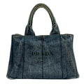 Prada Tote Canapa Blue