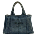 Prada Tote Canapa Blue