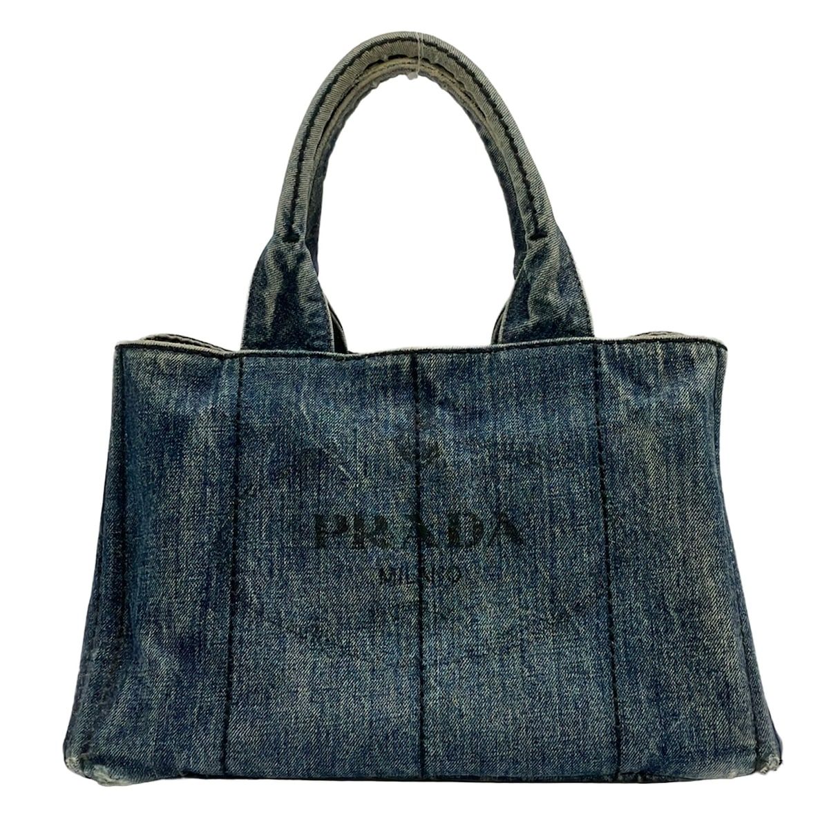 Prada Tote Canapa Blue