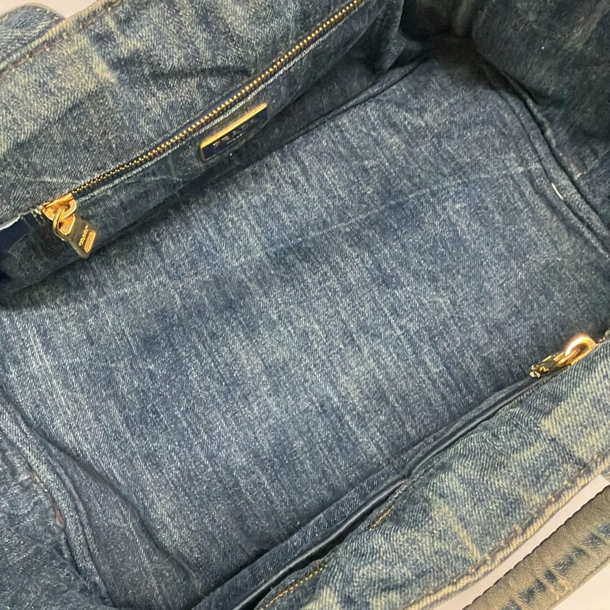 Prada Tote Canapa Blue — view 7