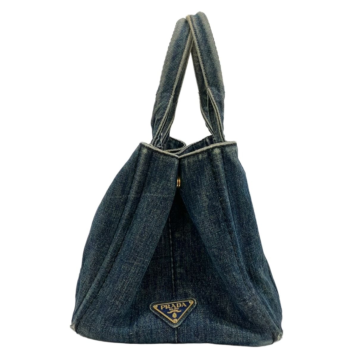 Prada Tote Canapa Blue — view 2