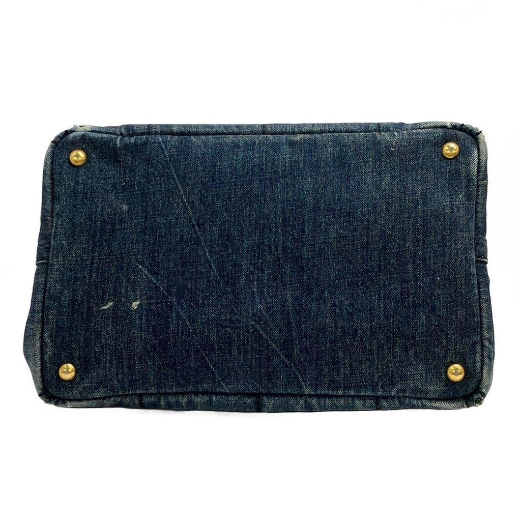 Prada Tote Canapa Blue — view 5