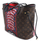 Louis Vuitton Neverfull MM Kansai Yamamoto Collaboration Tote Monogram Brown — view 2