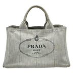Prada Tote Canapa Light Blue