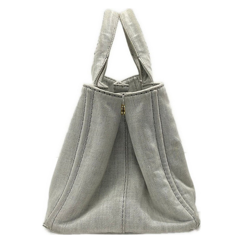 Prada Tote Canapa Light Blue — view 4