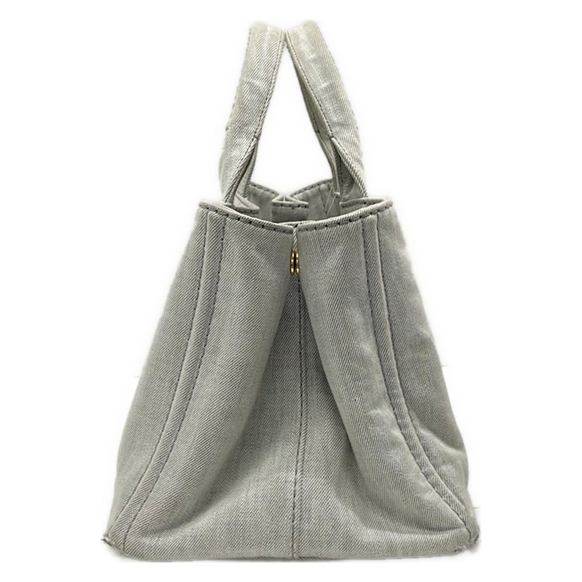 Prada Tote Canapa Light Blue — view 4
