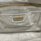 Prada Tote Canapa Light Blue — view 8