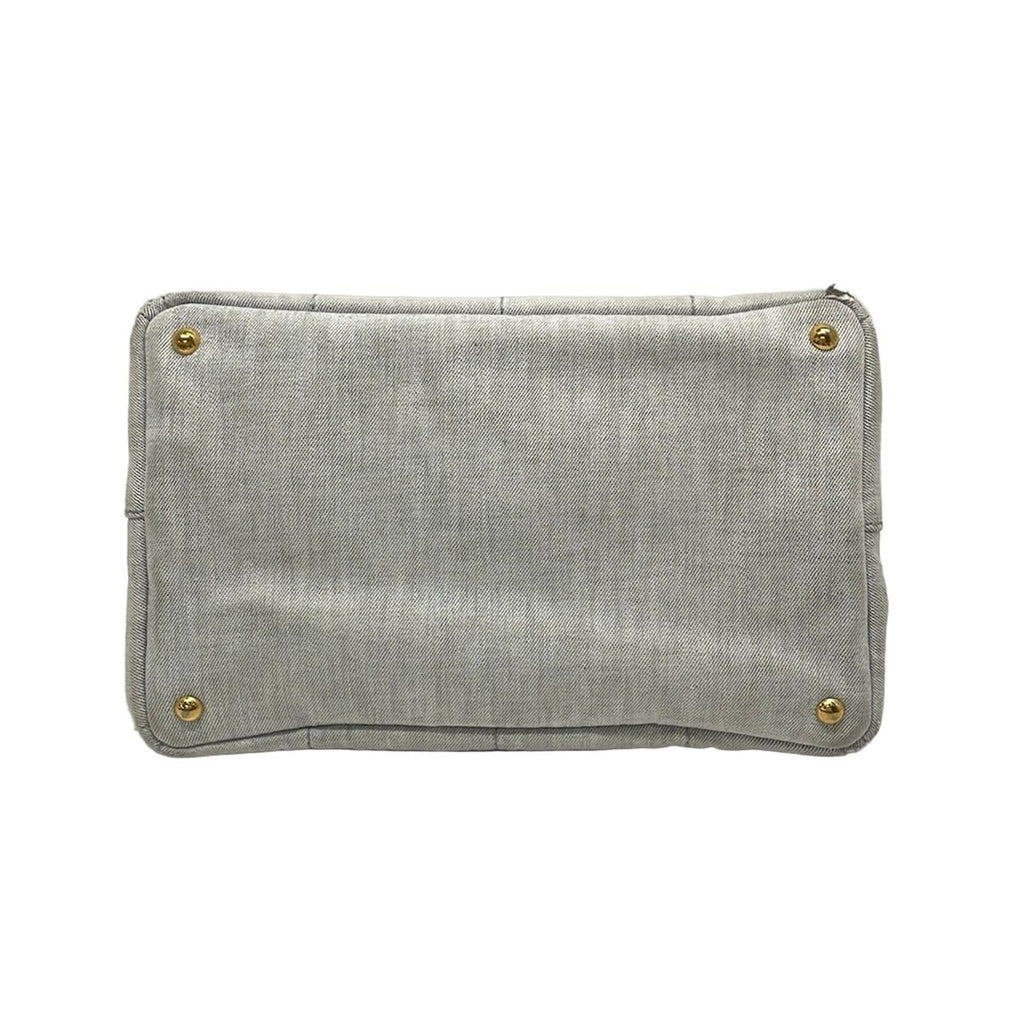 Prada Tote Canapa Light Blue — view 5