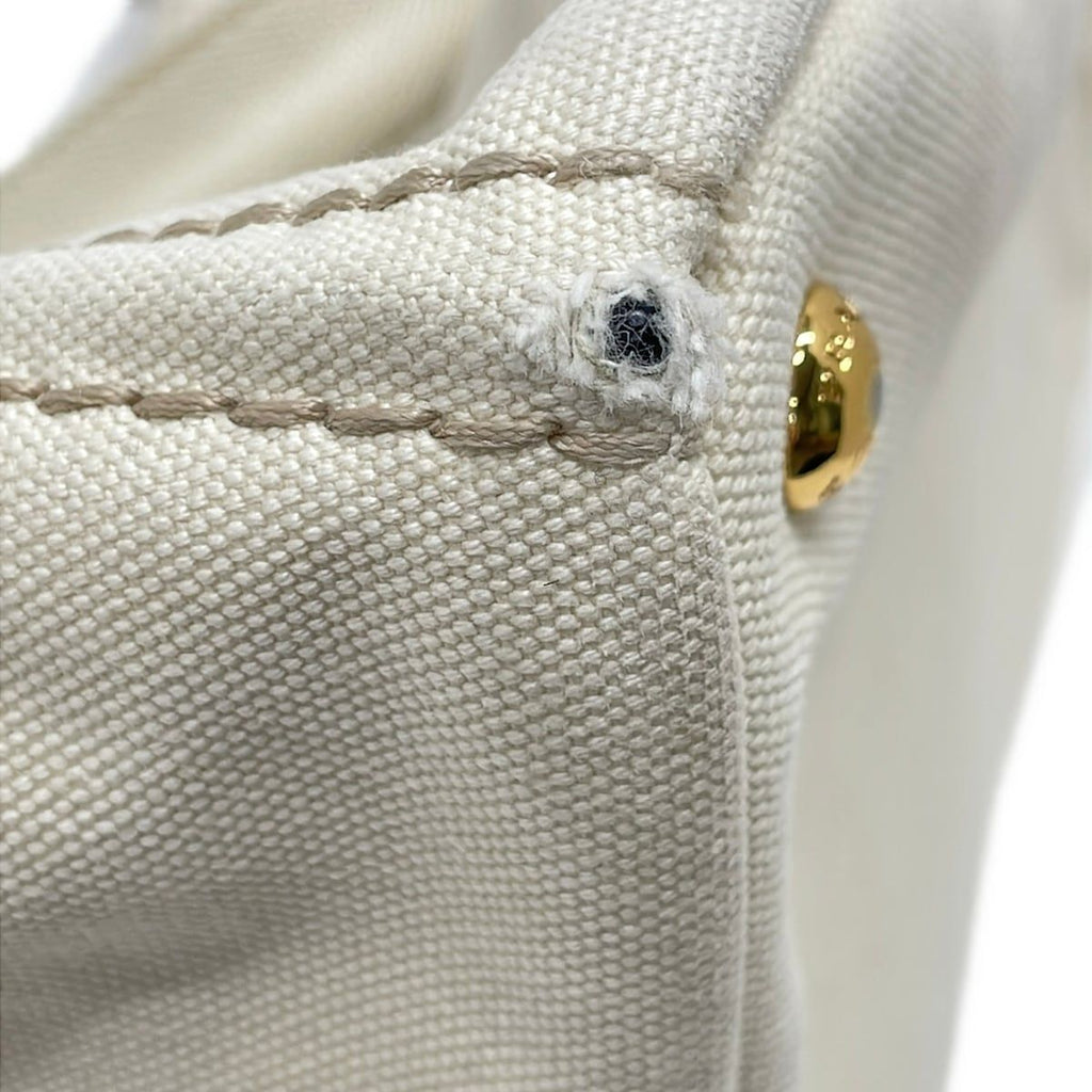 Prada Tote Canapa White — view 6