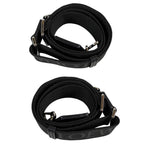 Loewe Webbing Strap Jacquard Calf Black Shoulder Gold — view 5
