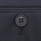 Fendi Wool Blend Logo Buttoned Trousers Pants Navy 44 Hanger Included — view 5
