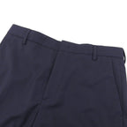 Fendi Wool Blend Logo Buttoned Trousers Pants Navy 44 Hanger Included — view 3