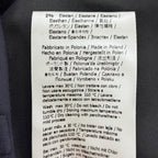 Fendi Wool Blend Logo Buttoned Trousers Pants Navy 44 Hanger Included — view 8