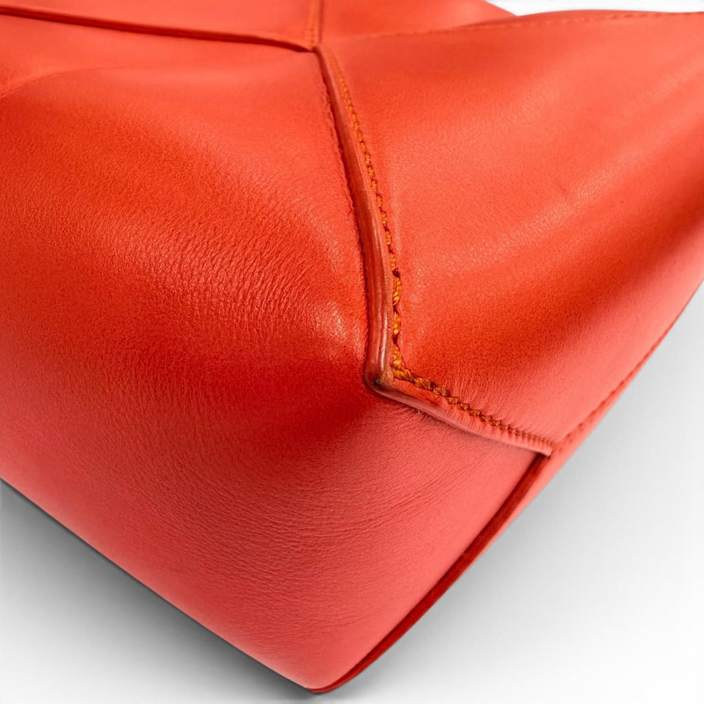 Loewe Puzzle Fold Tote Mini Shiny Calfskin 2-Way Shoulder Bag — view 6