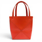 Loewe Puzzle Fold Tote Mini Shiny Calfskin 2-Way Shoulder Bag — view 2