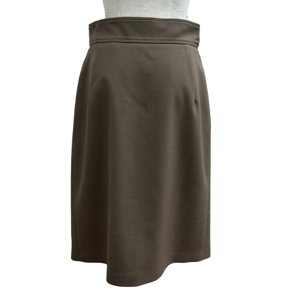 Hermes Belt Skirt Khaki — view 4