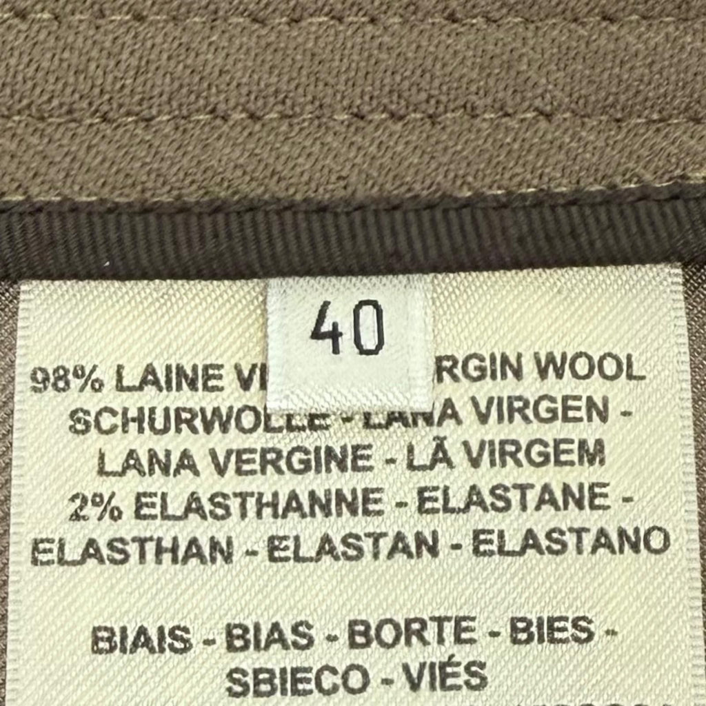 Hermes Belt Skirt Khaki — view 8