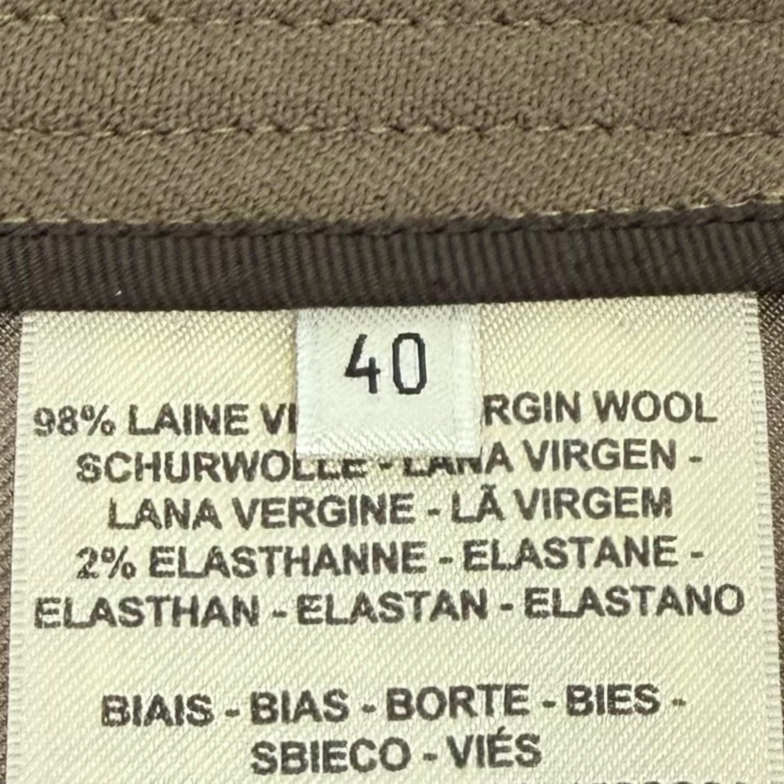 Hermes Belt Skirt Khaki — view 8