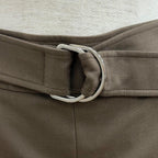 Hermes Belt Skirt Khaki — view 6