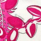 Hermes Mythiques Phoenix Cashmere Silk Carre Geant 140 Scarf Pink — view 7