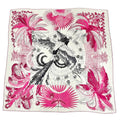 Hermes Mythiques Phoenix Cashmere Silk Carre Geant 140 Scarf Pink